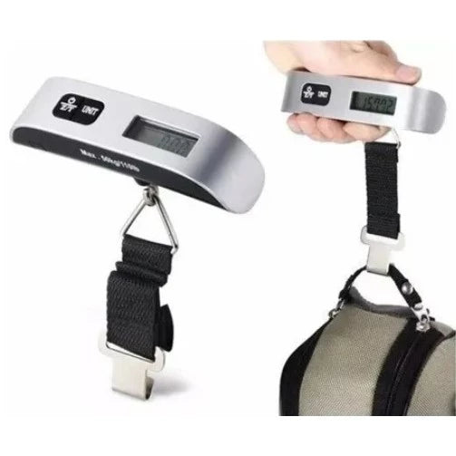 Nunca mais pague Taxas de Excesso de Peso - Balança Digital Portátil De Mão Mala Bagagem Até 50kg marca XTRAD