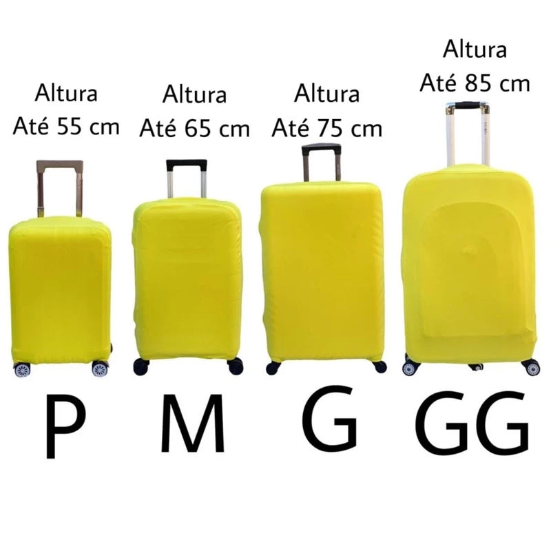 Proteja sua mala preferida - Capa De Mala De Viagem Lisa