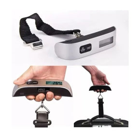 Nunca mais pague Taxas de Excesso de Peso - Balança Digital Portátil De Mão Mala Bagagem Até 50kg marca XTRAD