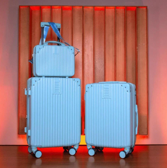 2 Malas de Viagem + Frasqueira | Cadeado Numérico | Padrão Anac | Rodinhas 360°