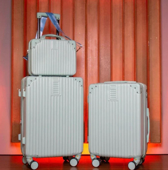 2 Malas de Viagem + Frasqueira | Cadeado Numérico | Padrão Anac | Rodinhas 360°