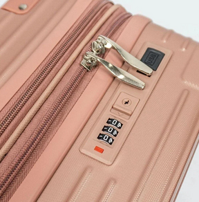 2 Malas de Viagem + Frasqueira | Cadeado Numérico | Padrão Anac | Rodinhas 360°