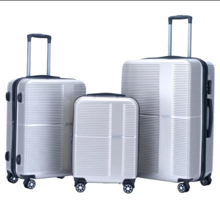 Conjunto com 3 Malas de viagem P-M-G Premium | Rodinhas 360° | Cadeado Numérico | (P) 10Kg , (M) 23Kg, (G) 32Kg