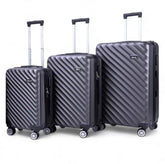 Conjunto com 3 Malas de viagem P-M-G Premium | Rodinhas 360° | Cadeado Numérico | (P) 10Kg , (M) 23Kg, (G) 32Kg