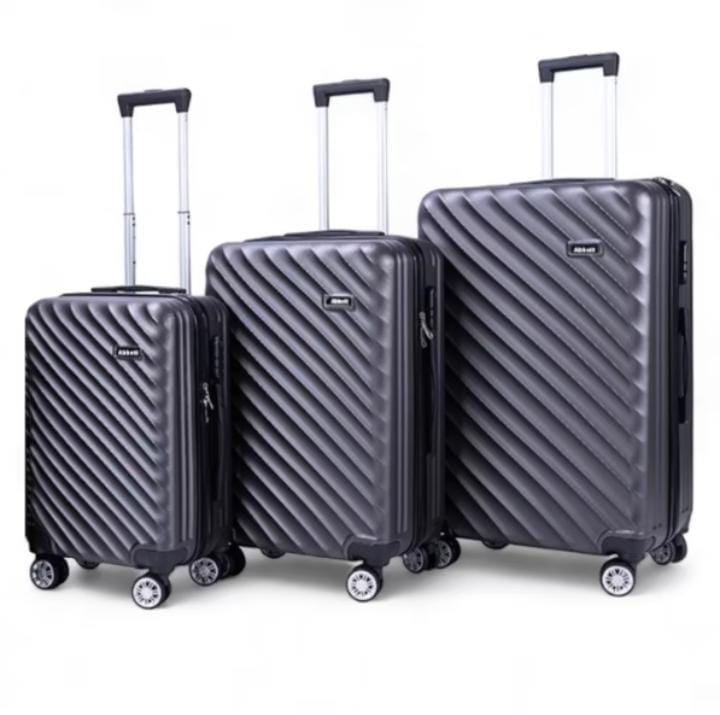 Conjunto com 3 Malas de viagem P-M-G Premium | Rodinhas 360° | Cadeado Numérico | (P) 10Kg , (M) 23Kg, (G) 32Kg