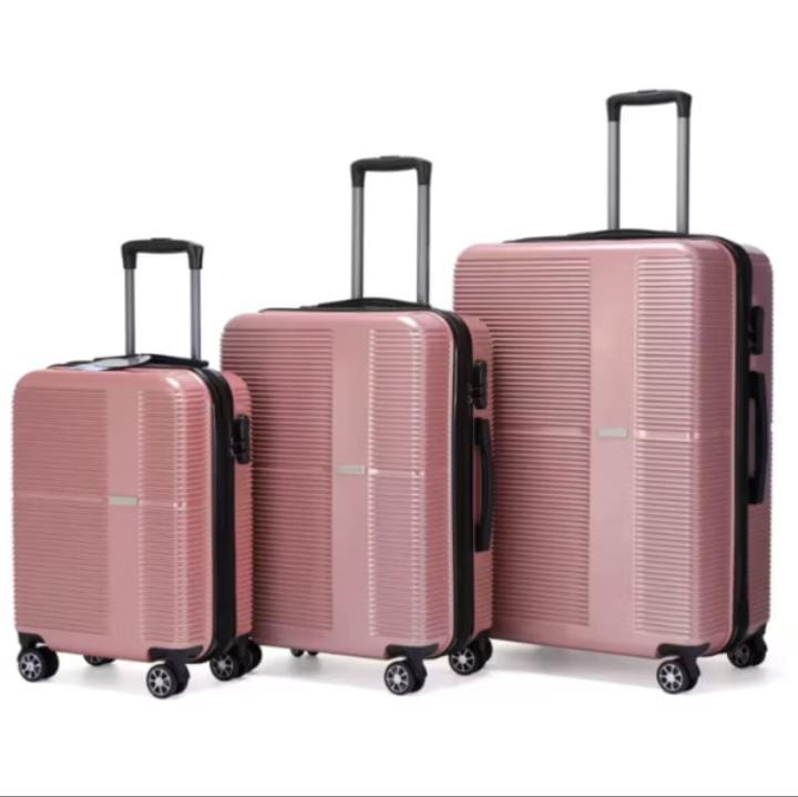 Conjunto com 3 Malas de viagem P-M-G Premium | Rodinhas 360° | Cadeado Numérico | (P) 10Kg , (M) 23Kg, (G) 32Kg