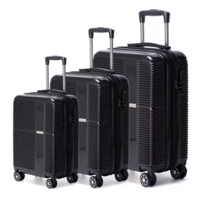 Conjunto com 3 Malas de viagem P-M-G Premium | Rodinhas 360° | Cadeado Numérico | (P) 10Kg , (M) 23Kg, (G) 32Kg