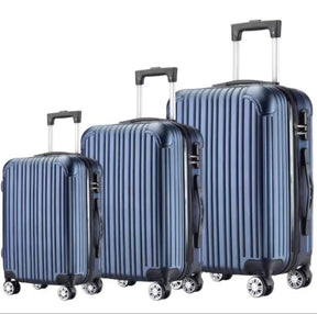Conjunto com 3 Malas de viagem P-M-G Premium | Rodinhas 360° | Cadeado Numérico | (P) 10Kg , (M) 23Kg, (G) 32Kg