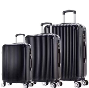 Conjunto com 3 Malas de viagem P-M-G Premium | Rodinhas 360° | Cadeado Numérico | (P) 10Kg , (M) 23Kg, (G) 32Kg