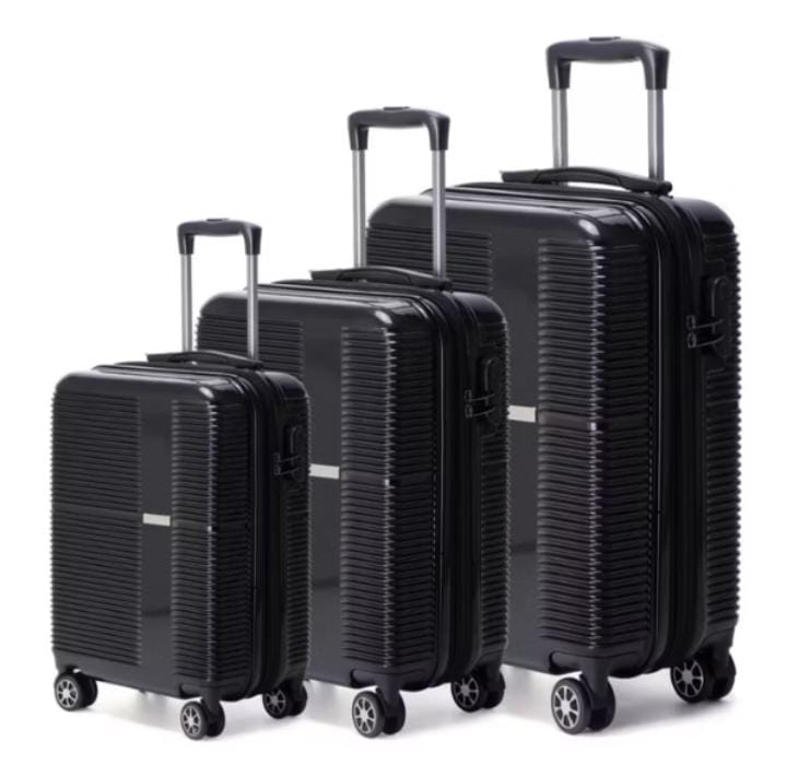 Conjunto com 3 Malas de viagem P-M-G Premium | Rodinhas 360° | Cadeado Numérico | (P) 10Kg , (M) 23Kg, (G) 32Kg