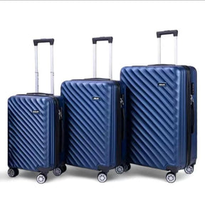Conjunto com 3 Malas de viagem P-M-G Premium | Rodinhas 360° | Cadeado Numérico | (P) 10Kg , (M) 23Kg, (G) 32Kg