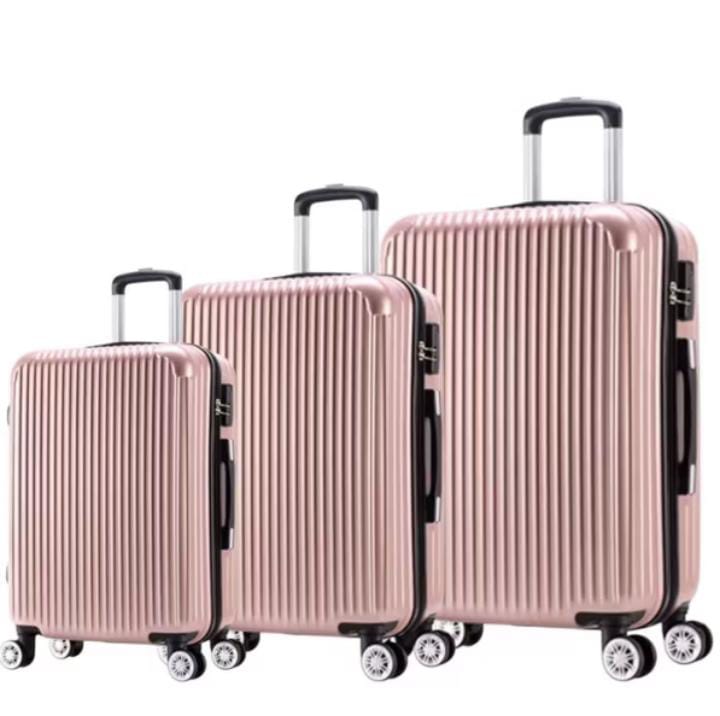 Conjunto com 3 Malas de viagem P-M-G Premium | Rodinhas 360° | Cadeado Numérico | (P) 10Kg , (M) 23Kg, (G) 32Kg