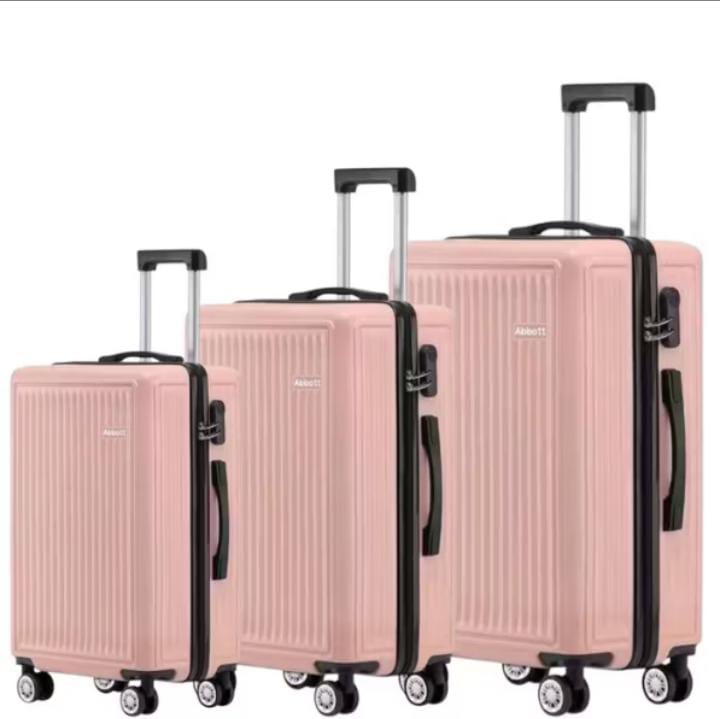 Conjunto com 3 Malas de viagem P-M-G Premium | Rodinhas 360° | Cadeado Numérico | (P) 10Kg , (M) 23Kg, (G) 32Kg