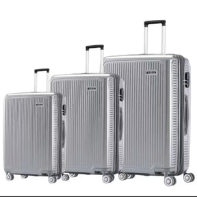 Conjunto com 3 Malas de viagem P-M-G Premium | Rodinhas 360° | Cadeado Numérico | (P) 10Kg , (M) 23Kg, (G) 32Kg