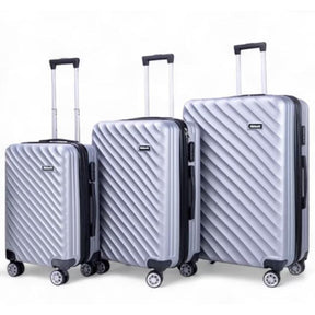 Conjunto com 3 Malas de viagem P-M-G Premium | Rodinhas 360° | Cadeado Numérico | (P) 10Kg , (M) 23Kg, (G) 32Kg