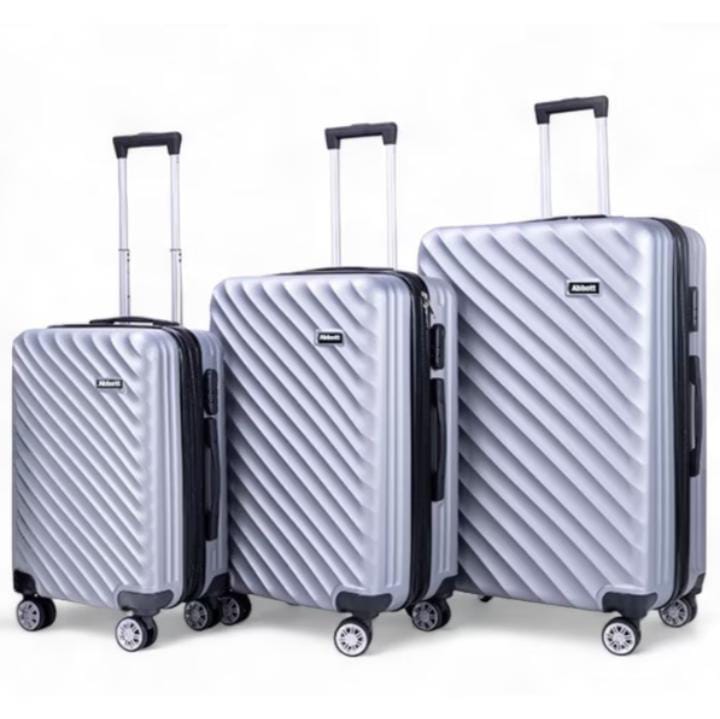 Conjunto com 3 Malas de viagem P-M-G Premium | Rodinhas 360° | Cadeado Numérico | (P) 10Kg , (M) 23Kg, (G) 32Kg