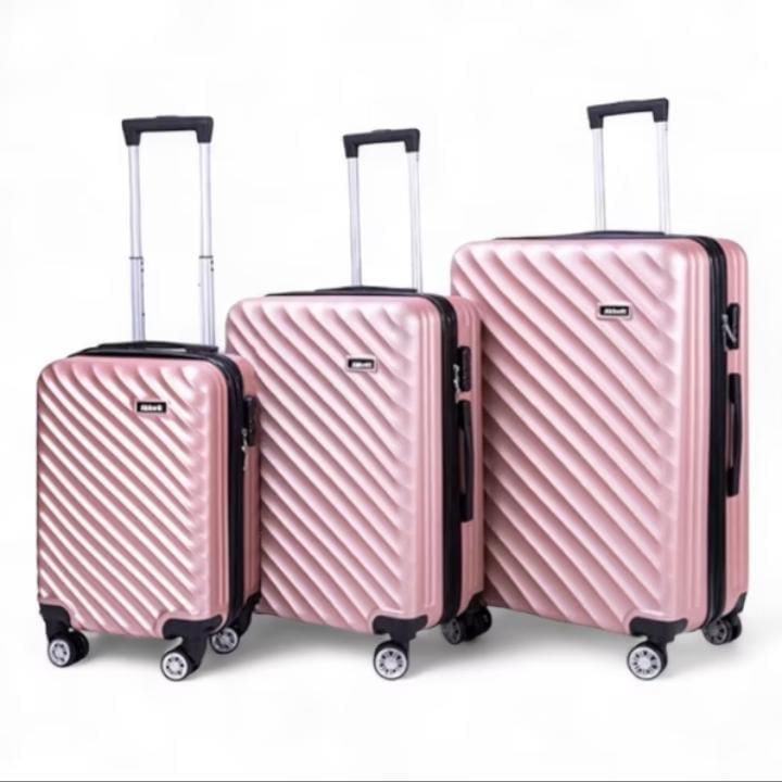 Conjunto com 3 Malas de viagem P-M-G Premium | Rodinhas 360° | Cadeado Numérico | (P) 10Kg , (M) 23Kg, (G) 32Kg